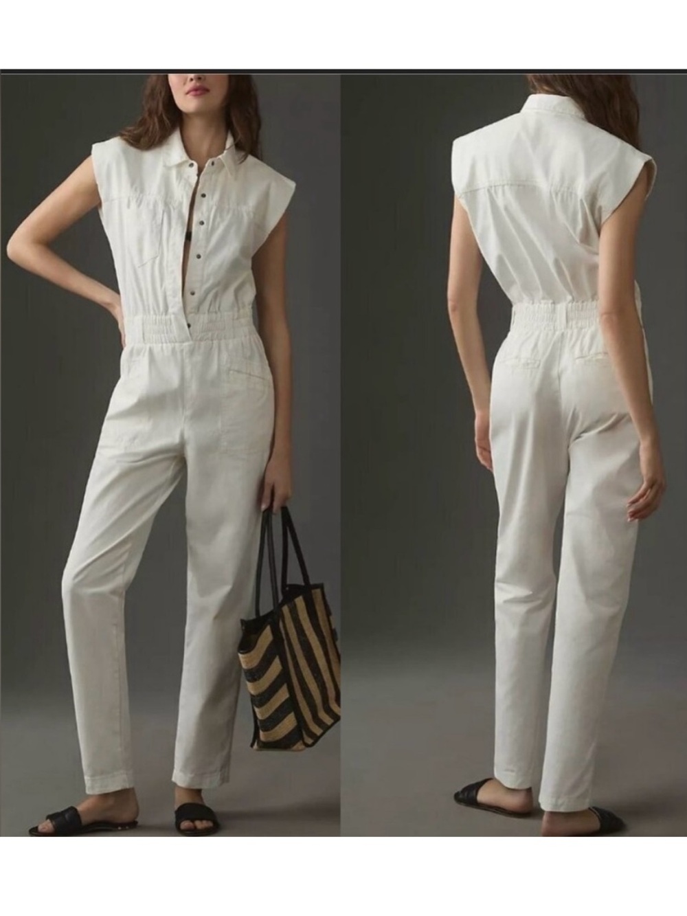 {Pistola} Rosie Jumpsuit in Porcelain - Womens Medium - NWT - Picture 11 of 11